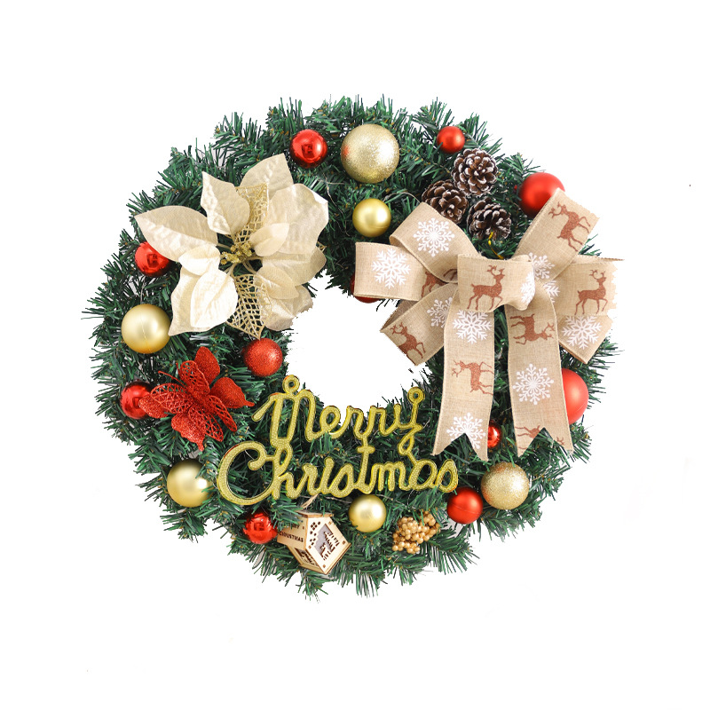 Weihnachtskranz aus PVC, verschiedene Größen