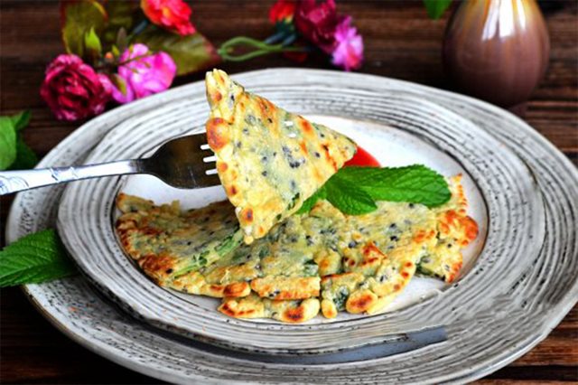 Bánh Trứng Chiên Bạc Hà