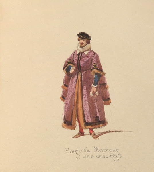 Sketches of costume Pl040 1842