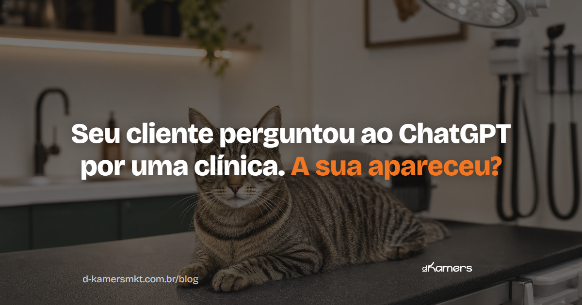 Seu cliente perguntou ao ChatGPT por uma clínica veterinária. A sua apareceu?