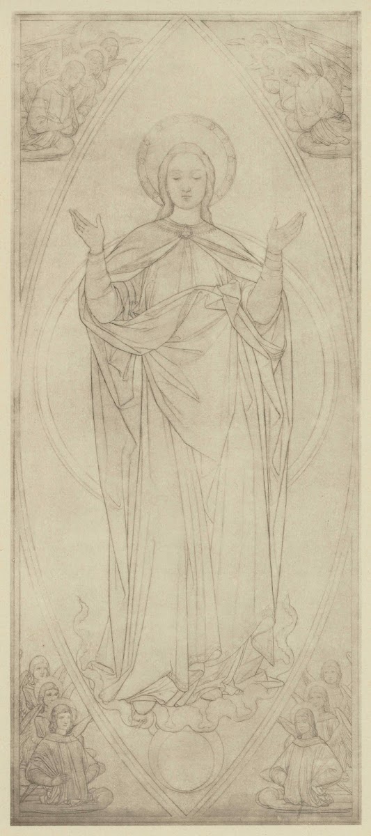 Entwurf zu einem Altar Mittelbild circa 1900