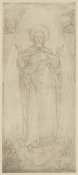 Entwurf zu einem Altar Mittelbild circa 1900