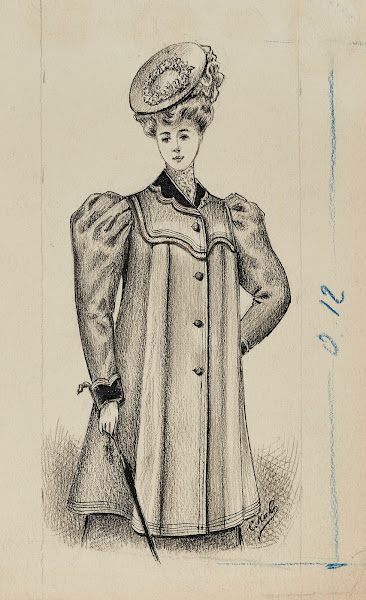 Dessin de mode 1900 1905
