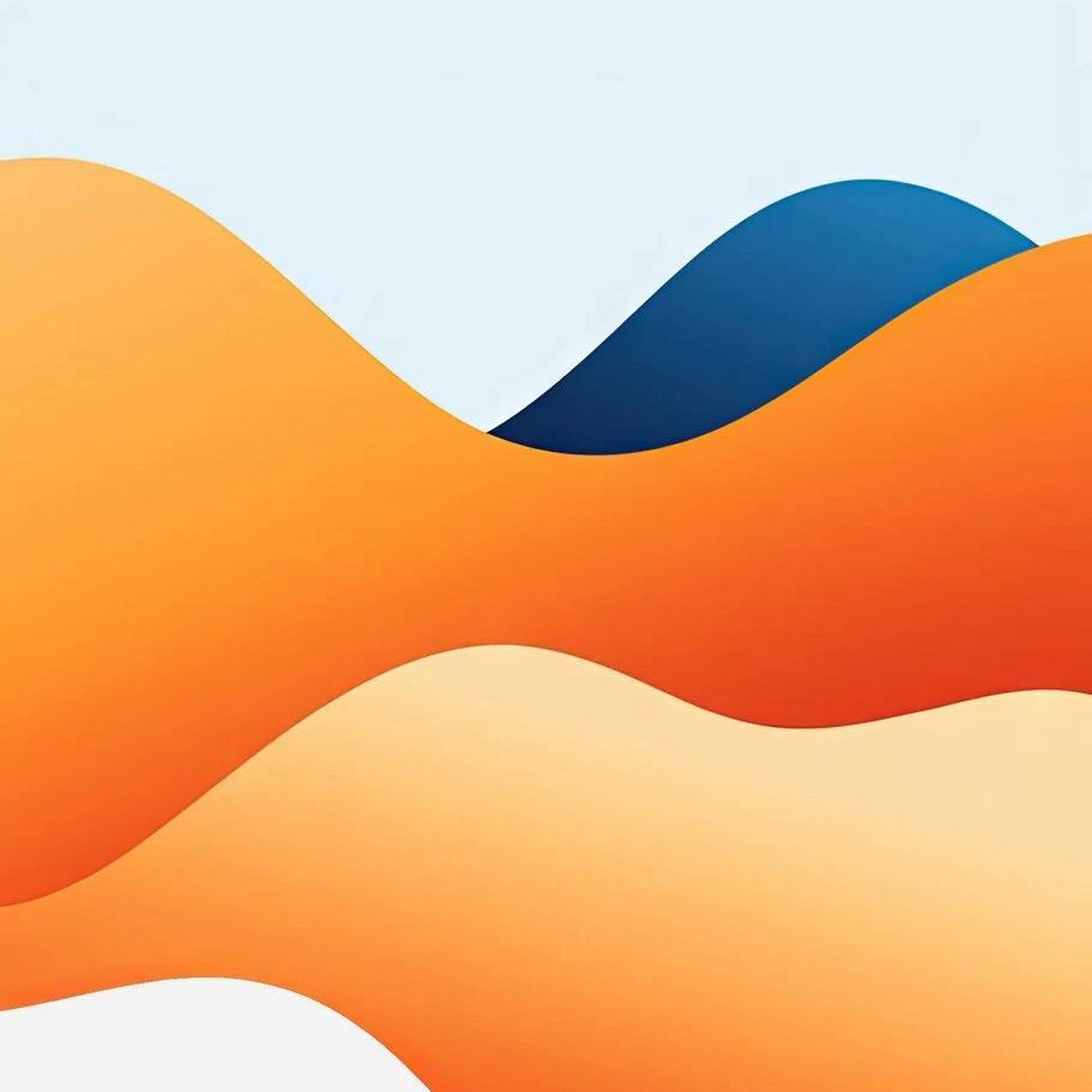 Download Abstract Minimalist Vector Waves iPhone