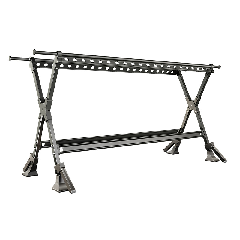 Foldable aluminum drying rack, 1.36–2.5 m