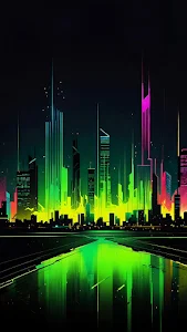 Abstract Liquid Gold Wave Flow