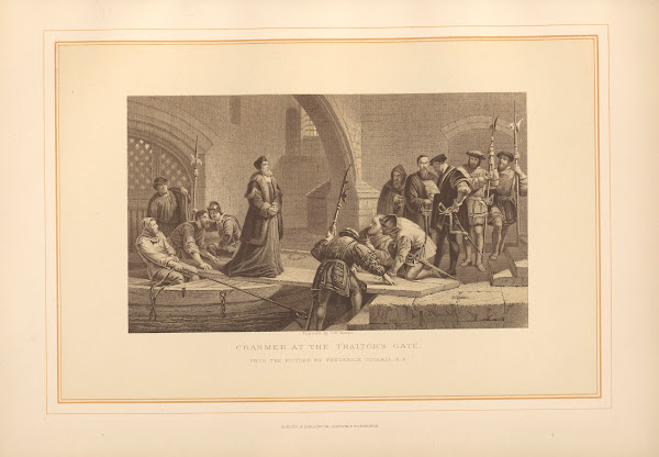 Cranmer at the Traitors Gate  Frederick Goodall 19th century