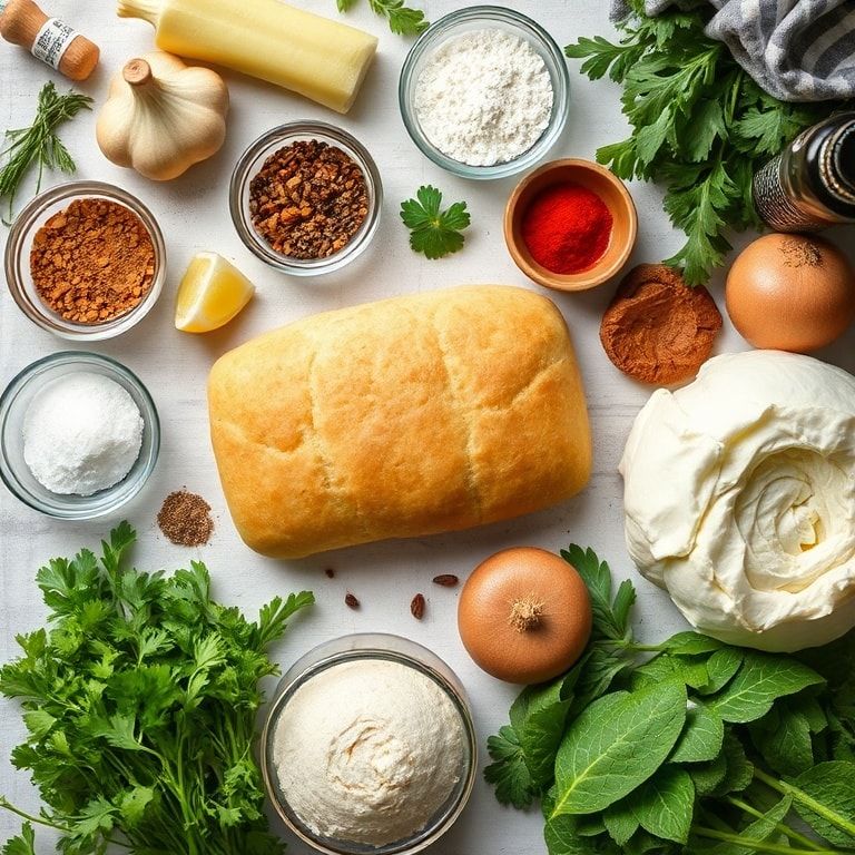 Ingredients for Fluffy Crispy Salt Bread: The Ultimate Comfort Bake at Home – Quick & Easy Homemade Bread