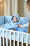 Children's towel 100x100 Twins Beau blue