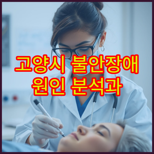 고양시 불안장애 원인 분석과 심리 상담 병행 치료 병원 정보