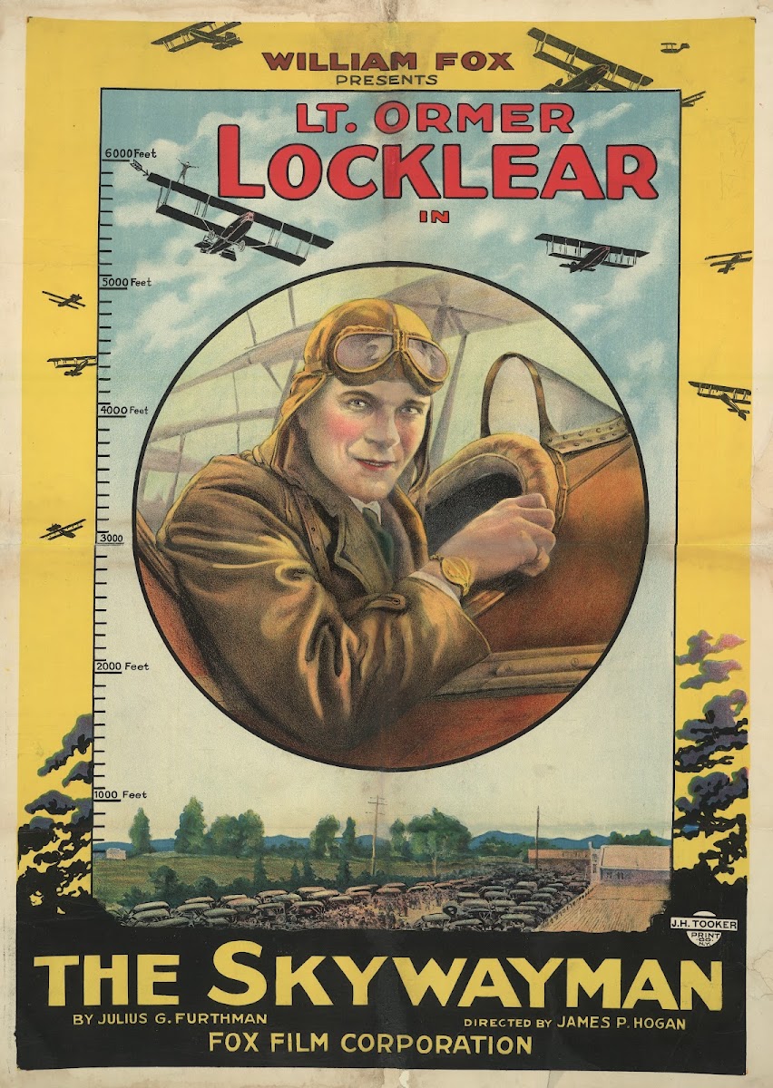 William Fox Presents Lt Ormer Locklear In The Skywalker 1920