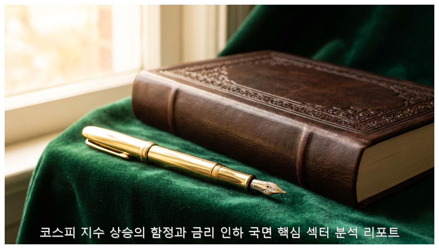 코스피 지수 상승의 함정과 금리 인하 국면 핵심 섹터 분석 리포트 핵심 안내 및 분석 인포그래픽 (4)