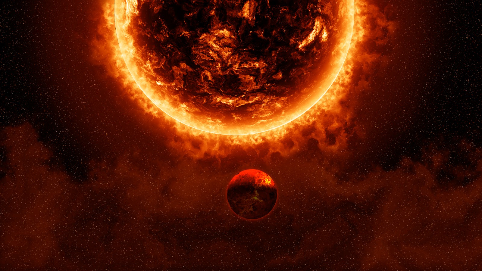 Planet Sun Wallpaper
