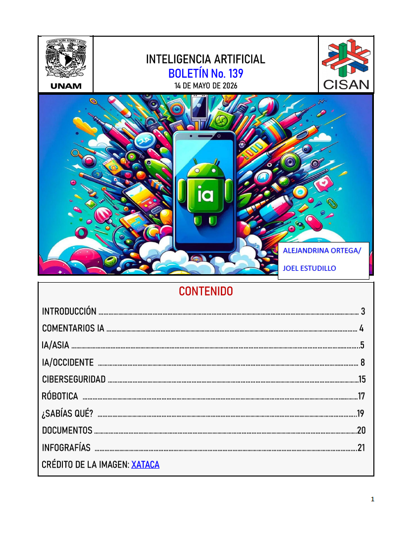 Portada del boletín