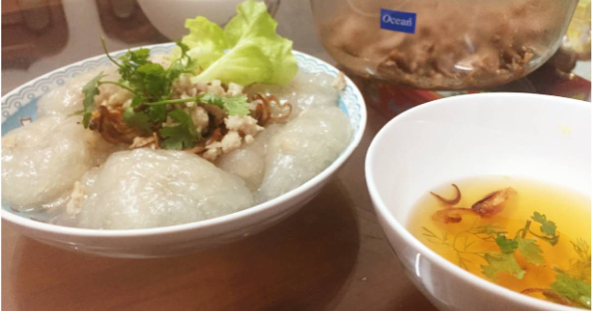 Bánh bột lọc nhân thịt