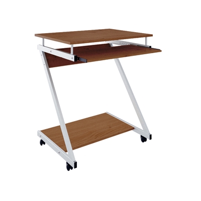 Xtech Single-Level Computer Desk - Oak