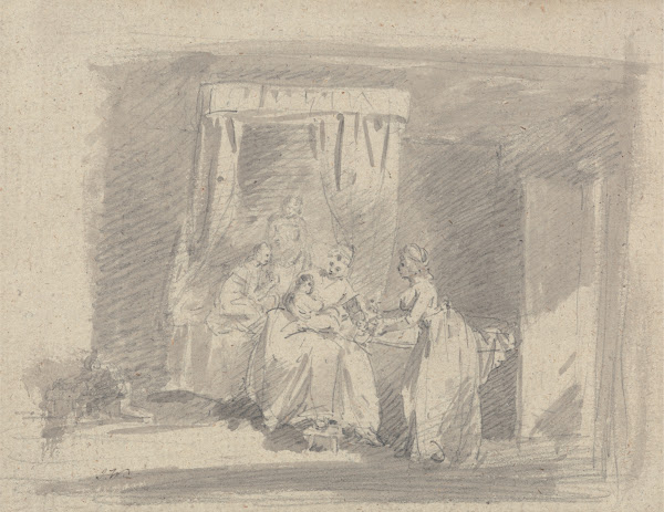 Study for The Mothers Bribe or The Temptation to be Washed
