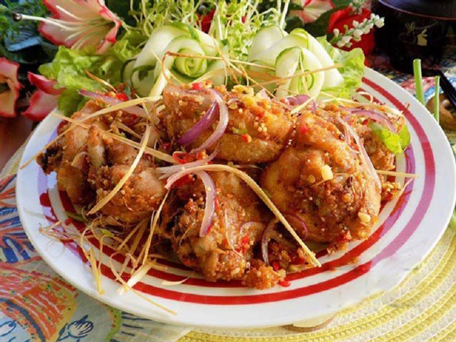 Gà Xóc Sả Ớt