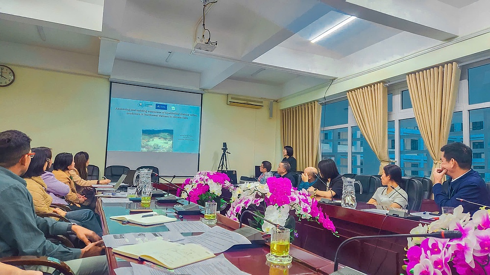 Trường Đại học Tây Bắc đón tiếp và làm việc với đoàn  Chuyên gia Trường Đại học Adelaide (Australia) và viện  Khoa học kỹ thuật nông lâm miền núi phía bắc