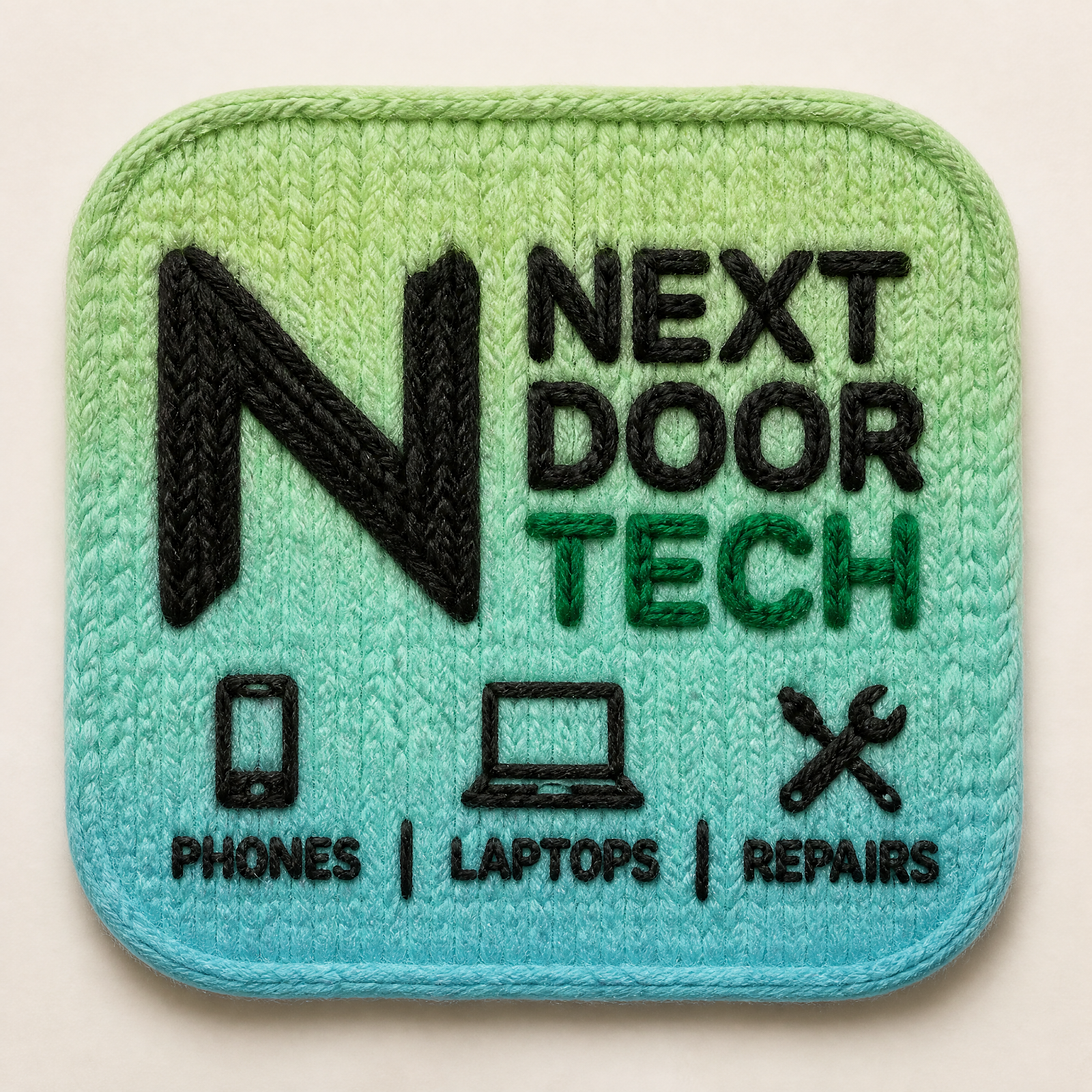 Logotipo de Next Door Tech hecho