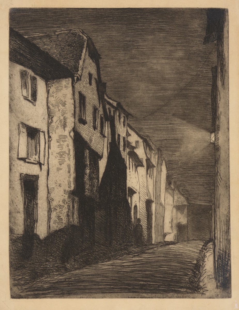 Street at Saverne 1858