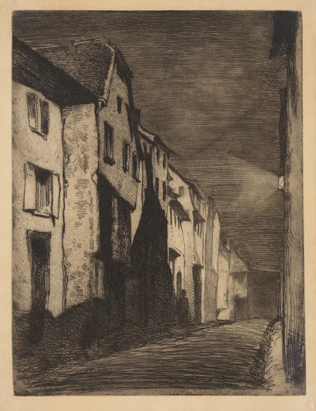 Street at Saverne 1858