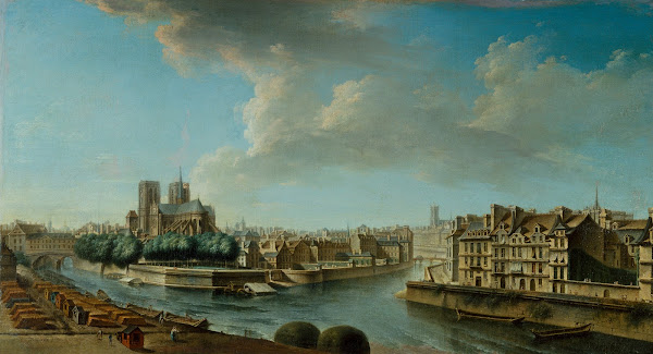 Le Chevet de Notre Dame et la Pointe occidentale de lIle Saint Louis 1769