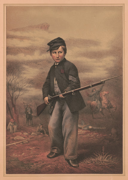 Union drummer boy John Clem at Point Lookout Tennessee 1863 1880