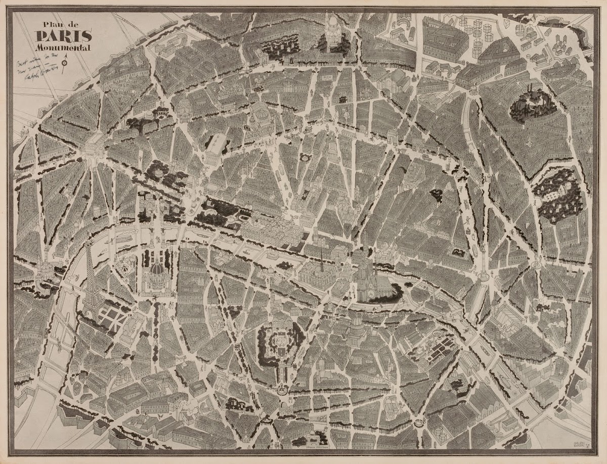 Plan de Paris Monumental