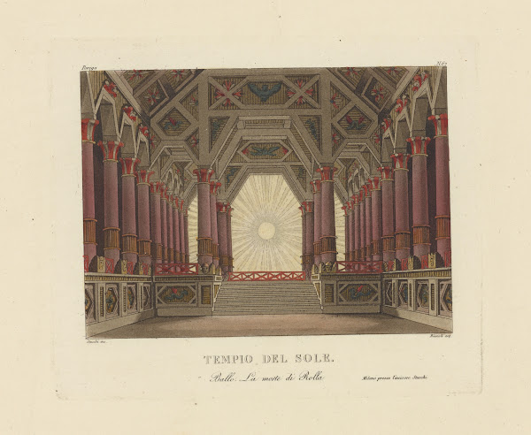 Tempio del sole ballo La morte di Rolla 1820   1829