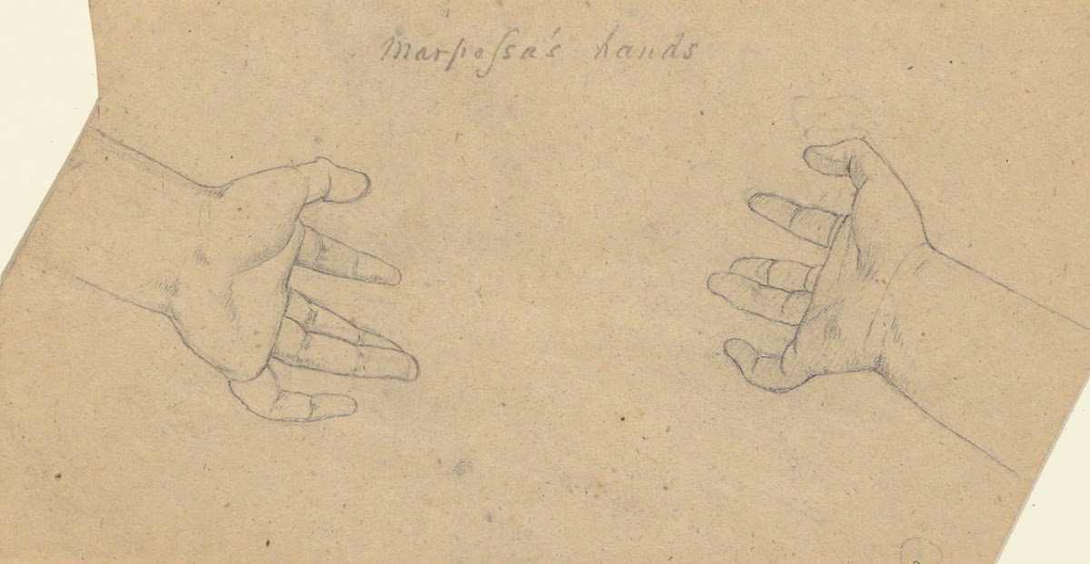 Study for The Judgment of Jupiter Marpessashands ca1815