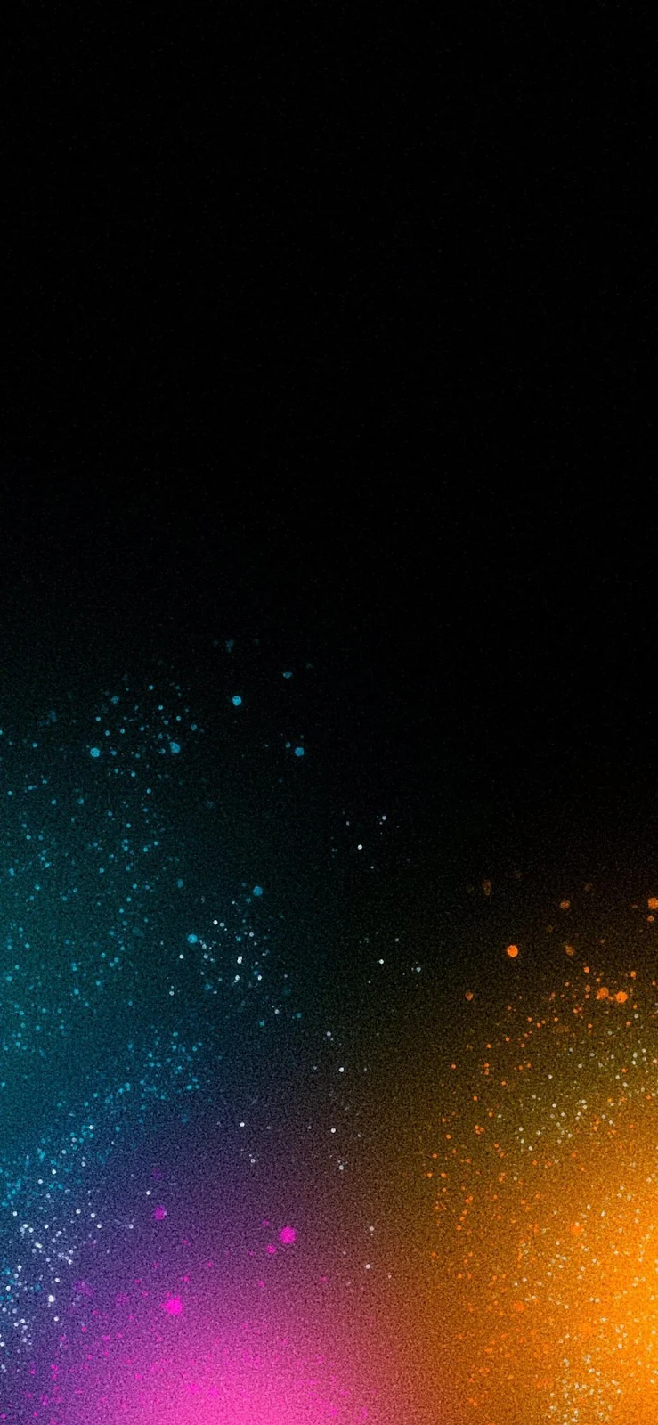 Abstract Colorful Particle Spray - Digital Abstract Art Full HD iPhone Wallpaper (1090x2360)