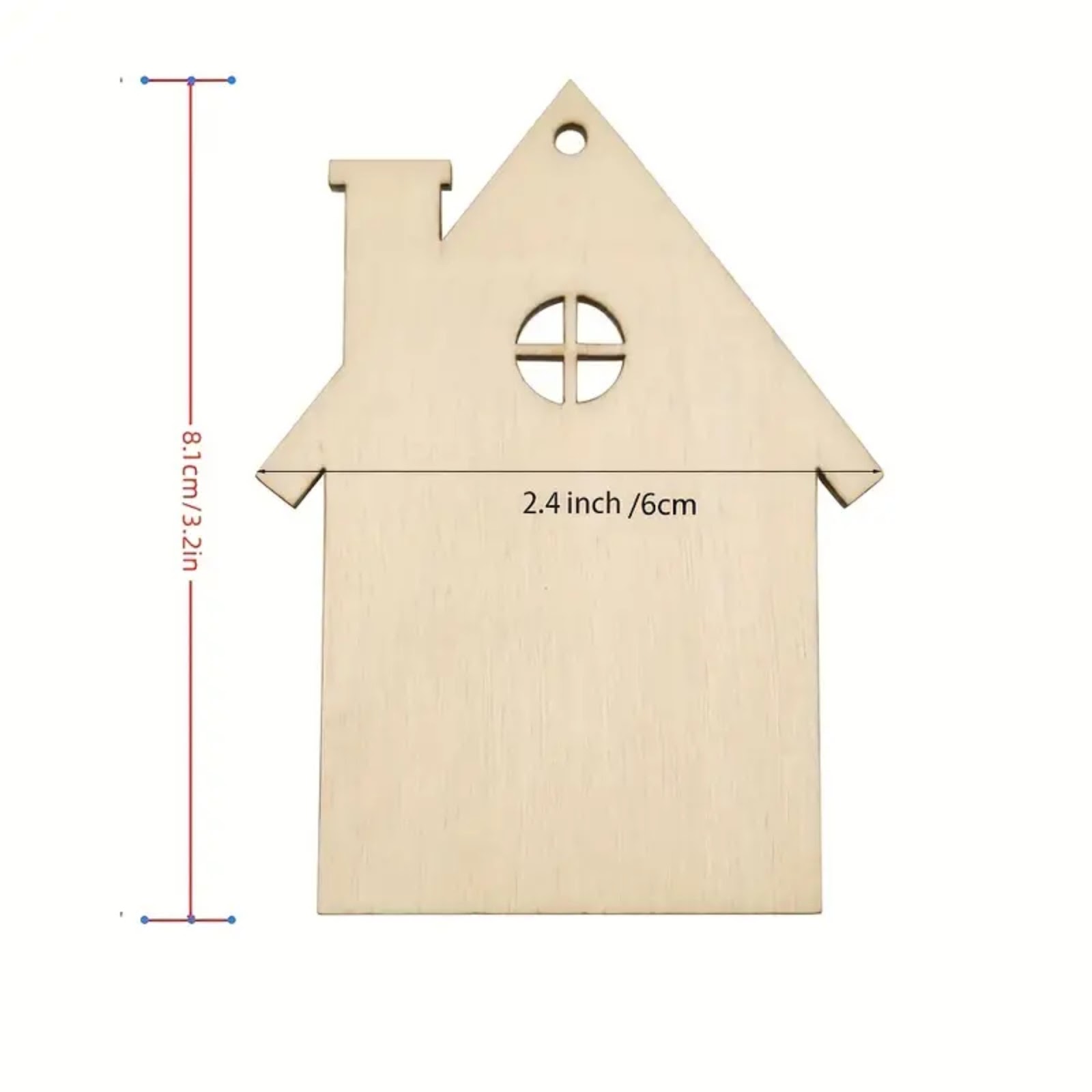Wooden Huts Decoration, Openwork Design