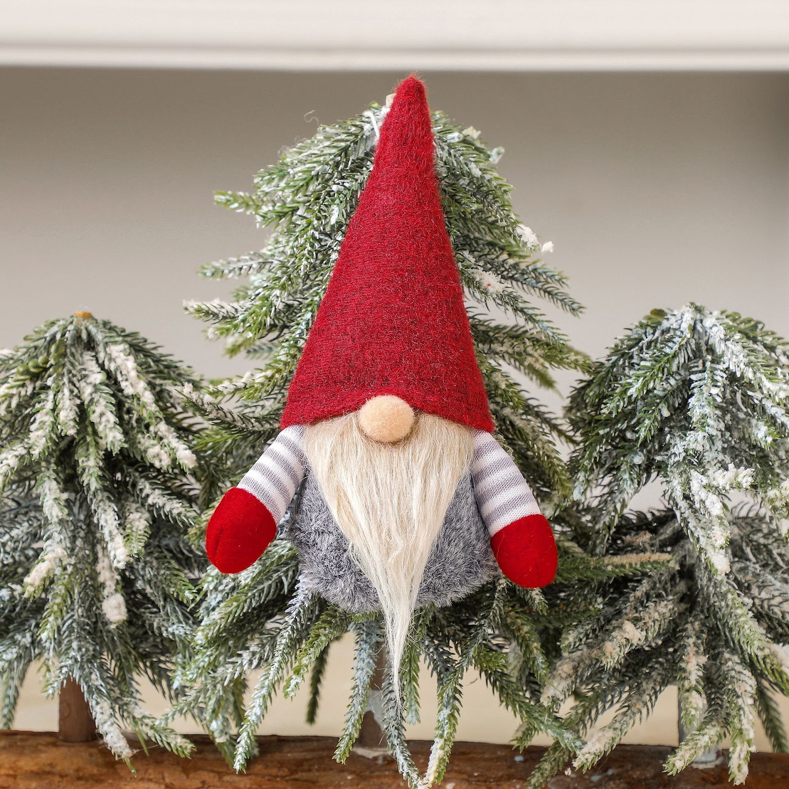 Christmas Gnome Ornament with Arms