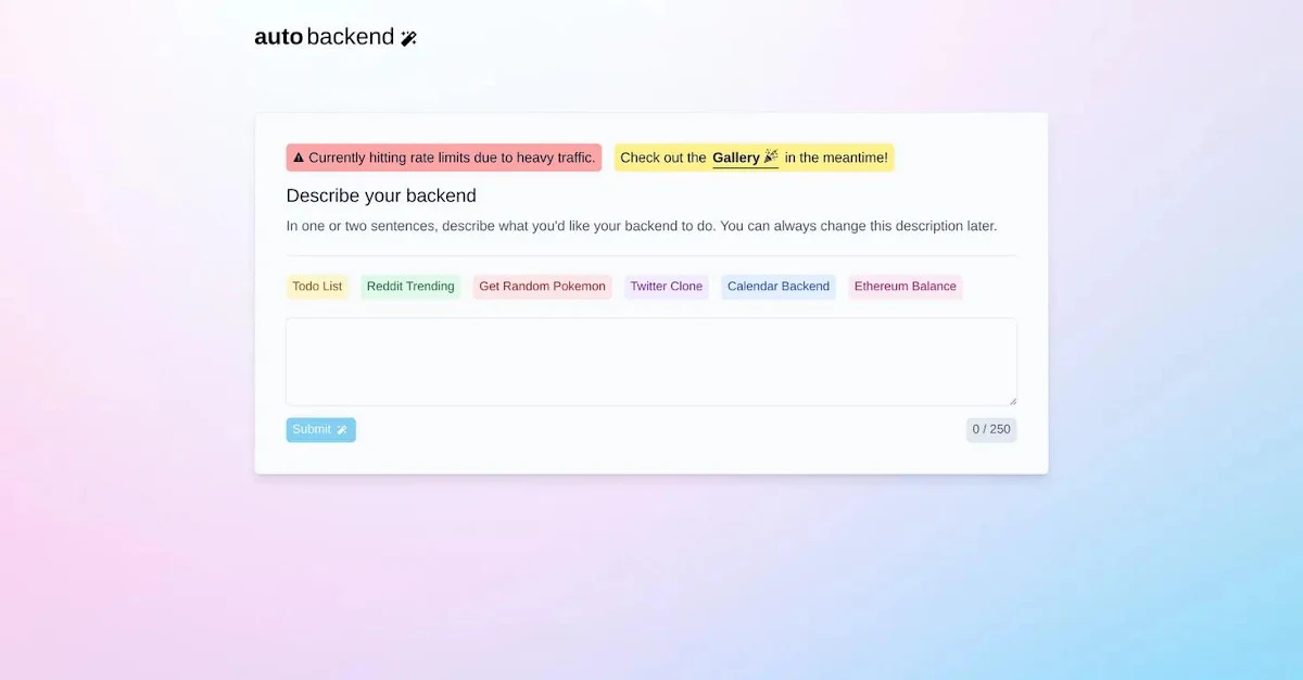Captura de Autobackend