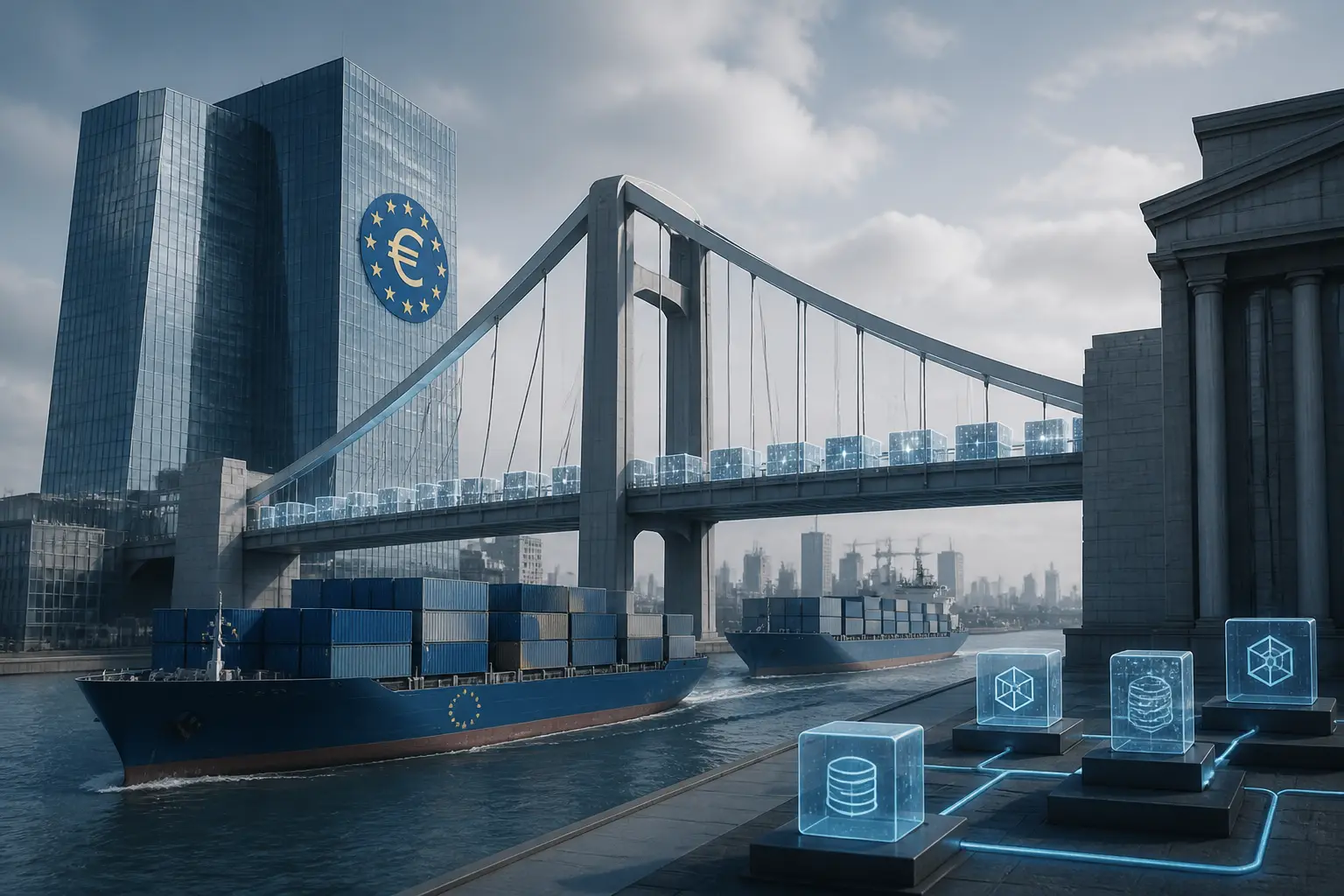 Editorial image for ECB launches 'Pontes' to settle tokenised assets in central bank money