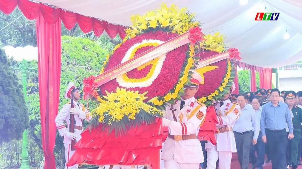 Lễ khánh thành Dự án sửa chữa, cải tạo, nâng cấp công trình Nghĩa trang Liệt sĩ tỉnh - Báo Lai Châu