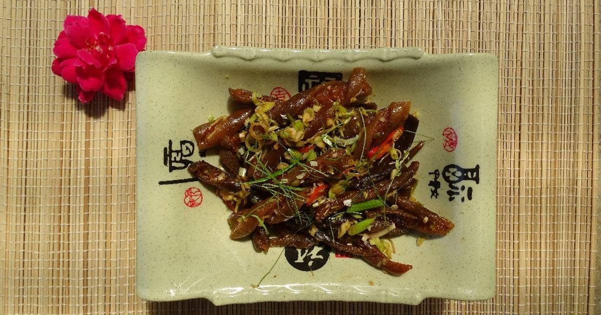Tảo xoắn xào sả ớt