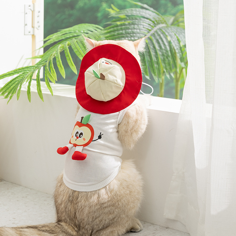 Breathable Pet Tank Top for Cats and Small Dogs