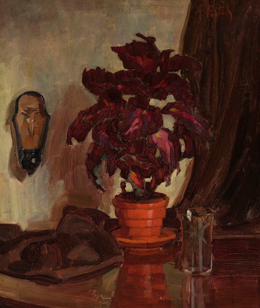 Still life with a holy statue