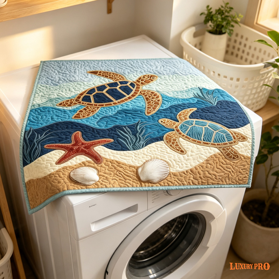 Free-Stitch Washing Machine Cover [Colored Edge]