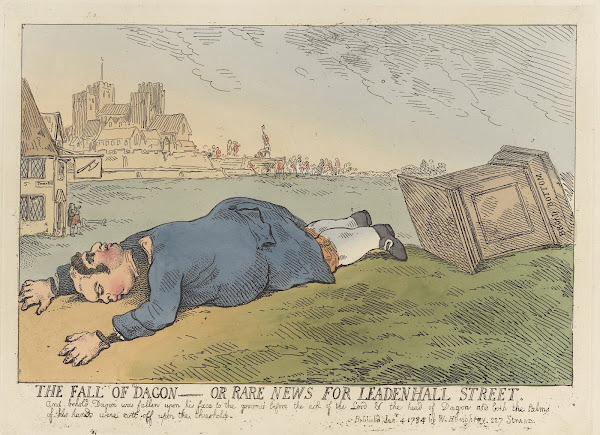 The fall of Dagon  or rare news for Leadenhall Street 1784