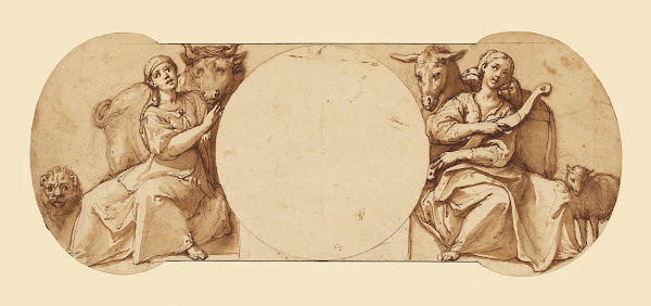 Allegories of Fortitude and Patience 1595