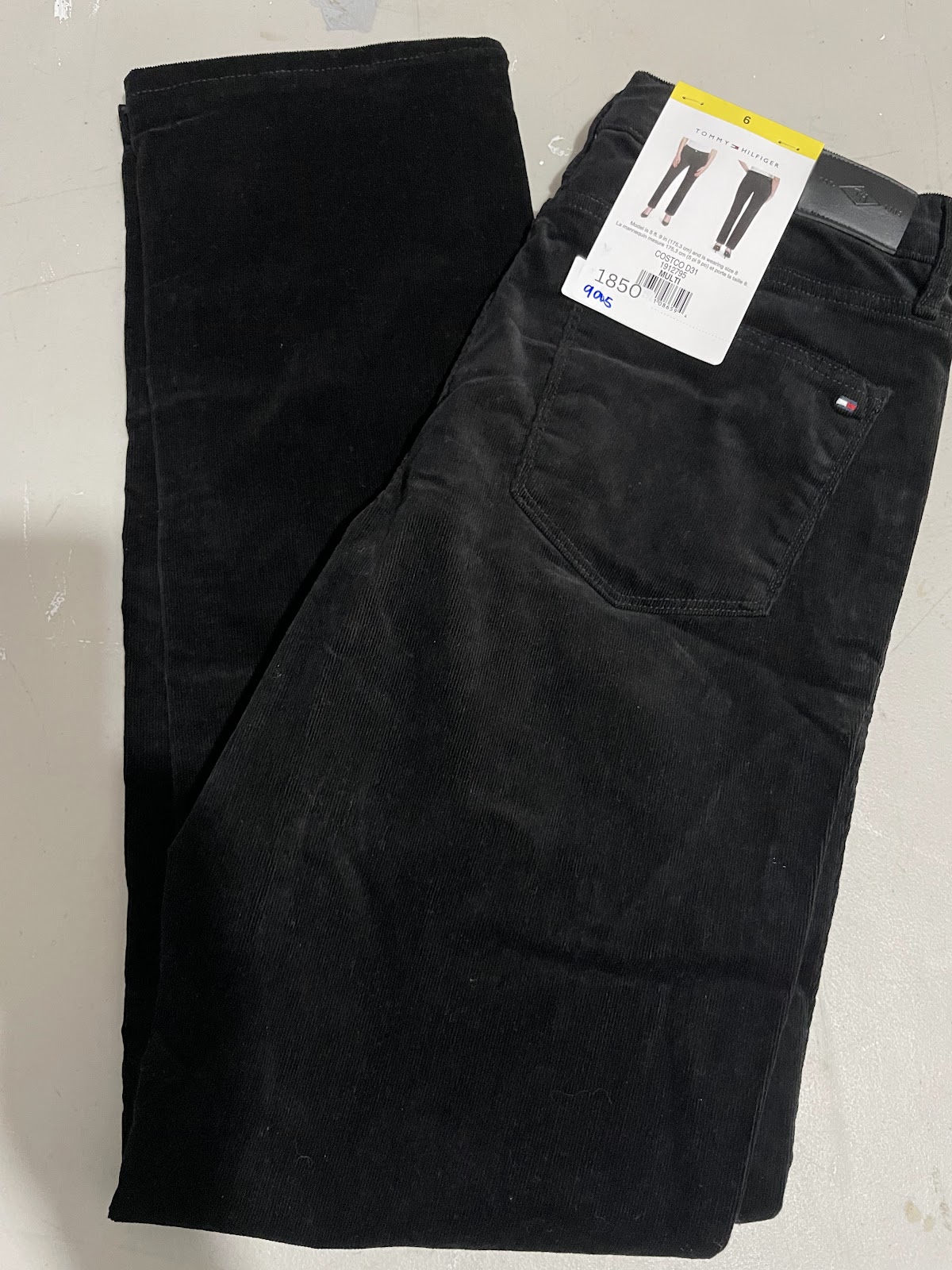 TH W Pants Black S6 #1850
