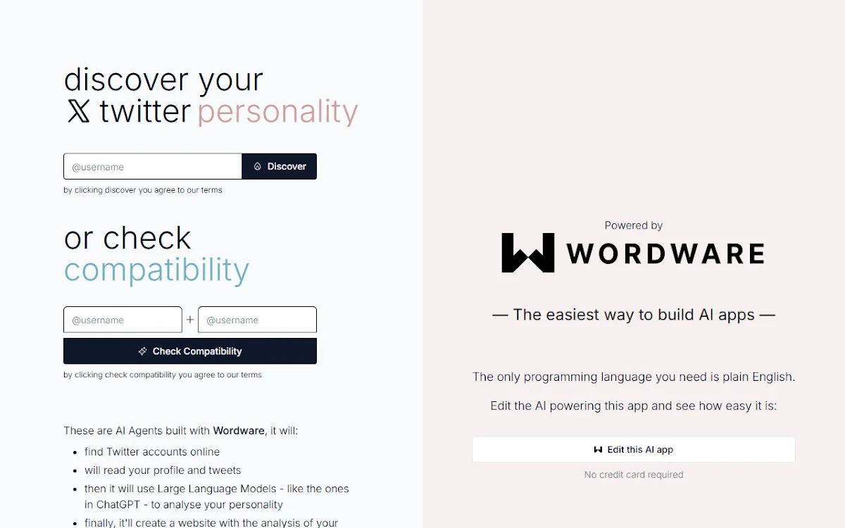 Captura de Twitter Personality Analysis - AI agent
