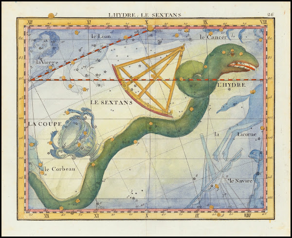 LHydre Le Sextans Hydra and Sextant 1776