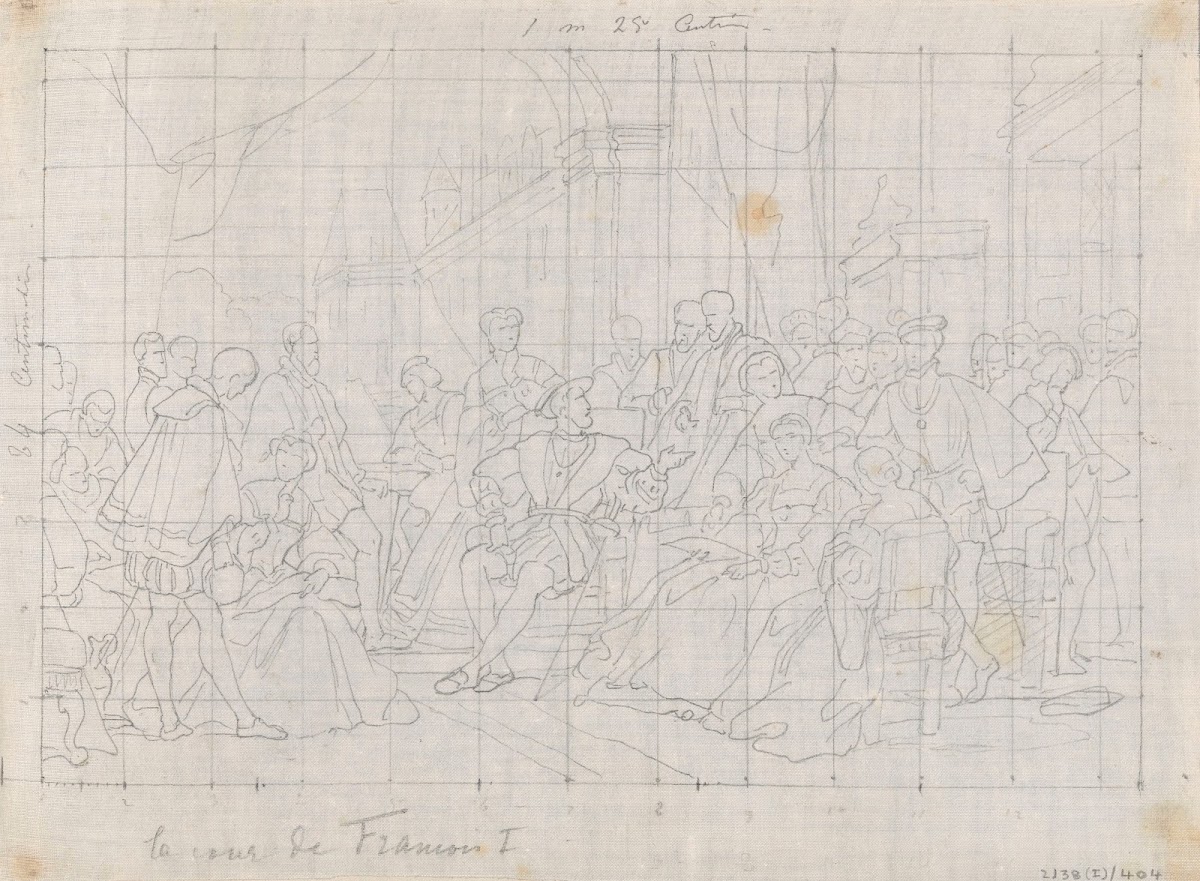 The Court of Francis I of France in Fontainebleau