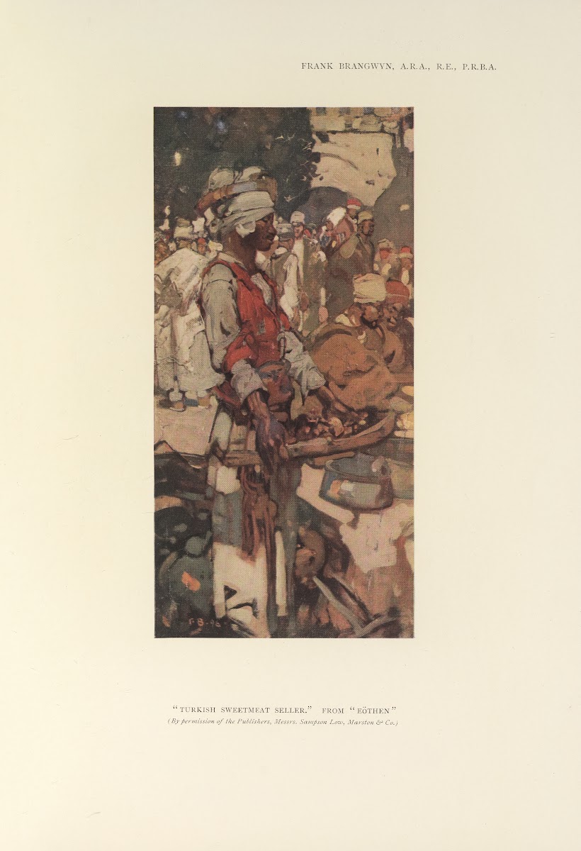 Turkish sweetmeat seller  Eothen 1914