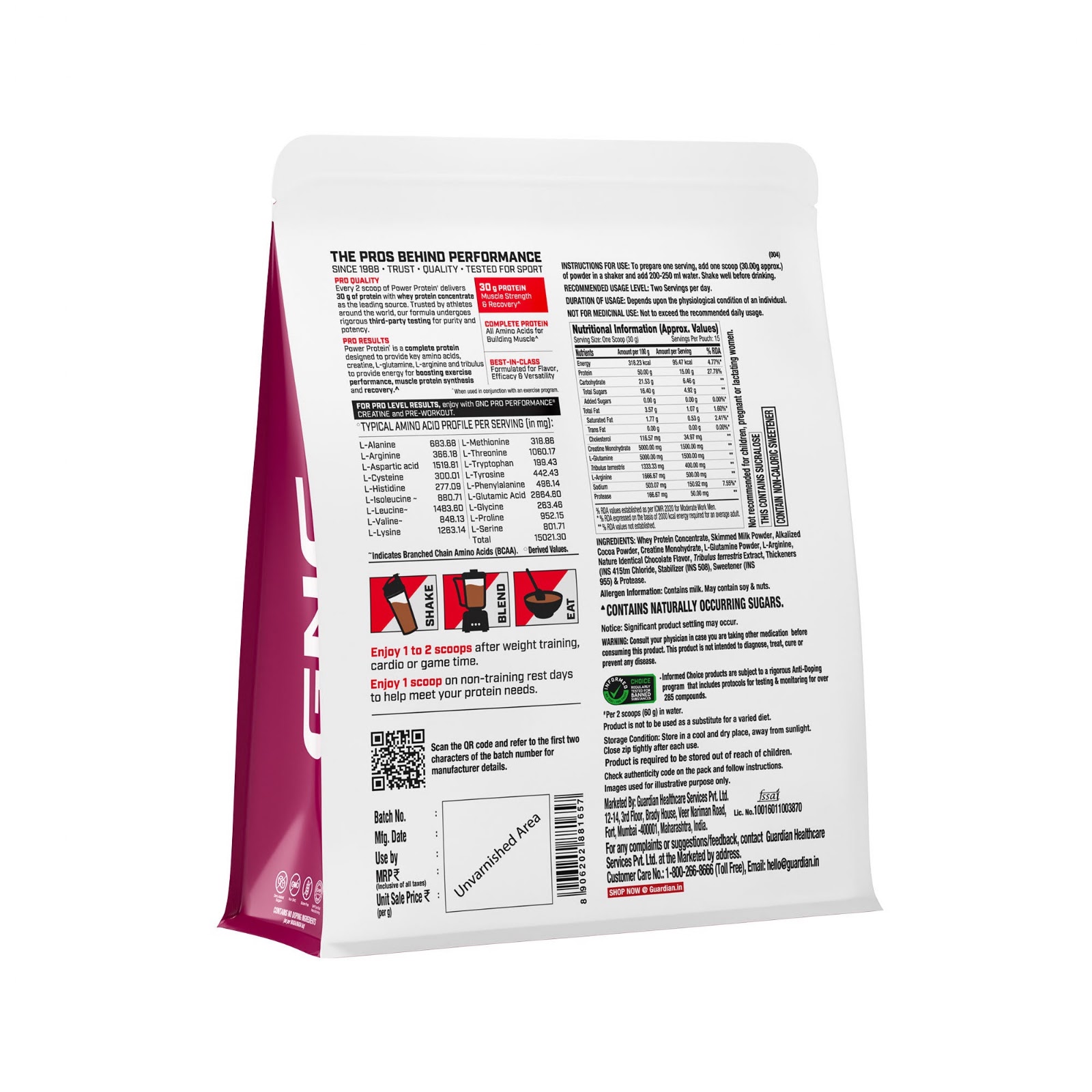 GNC Pro Performance Power Protein