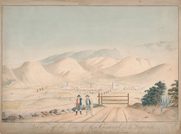 View of the City of San Cristoval de la Laguna as Seen from the Road to Las Merc